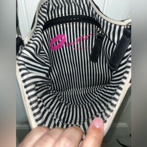Luv Betsey by Betsey Johnson Quilted Heart Stitch Crossbody - EUC